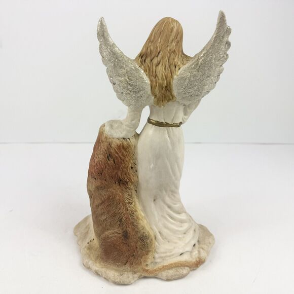 VTG Walnut Ridge Collectibles Gossamer Wings “Lydia” Angel 1996 10” Sheep Lion - Picture 5 of 13